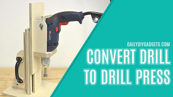 Can I Turn My Hand Drill Into A Drill Press - Why You Don't - Daily DIY ... Can I Turn My Hand Drill Into A Drill Press - Why You Don't - Daily DIY ...