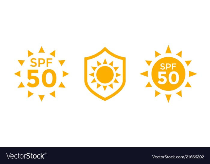 Uv sun protection spf 50 icon on white Royalty Free Vector Sun Protection Beyond SPF: New Ways to Guard Your Skin